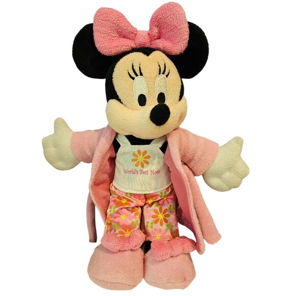 Disney Parks Walt Disney World Minnie Mouse Plush Happy Mothers Day 2008 10" Tag - Picture 2 of 9